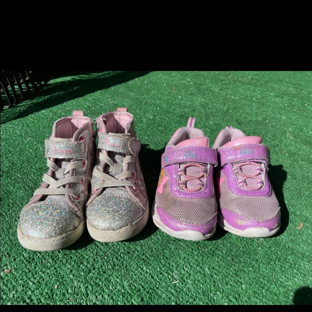 Little girls shoes Paw Patrol & Minnie Mouse Size 10